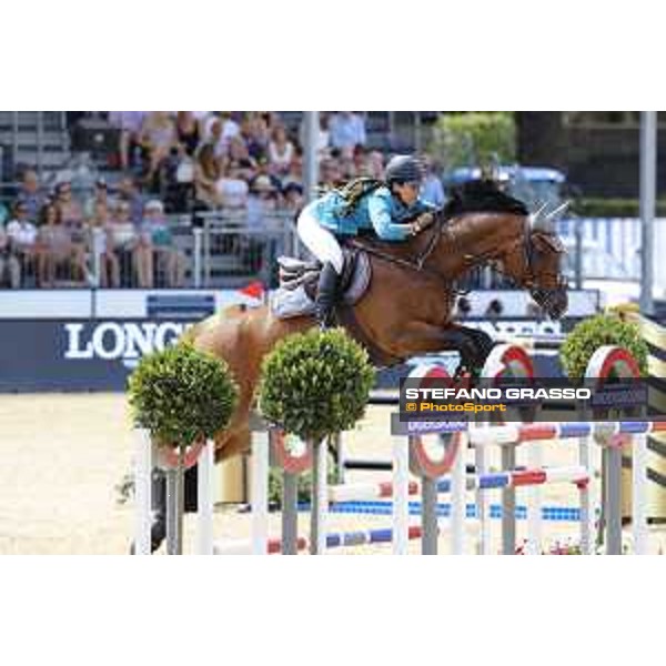 LGCT of London - Class 9 - Danielle Goldstein (ISR) on Caspar 213 - London, Royal Hospital Chelsea, 4 August 2018 - ph.Stefano Grasso/LGCT