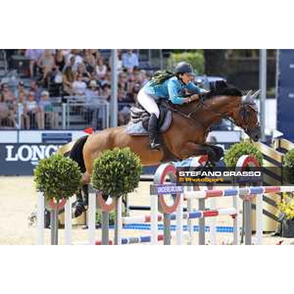 LGCT of London - Class 9 - Danielle Goldstein (ISR) on Caspar 213 - London, Royal Hospital Chelsea, 4 August 2018 - ph.Stefano Grasso/LGCT