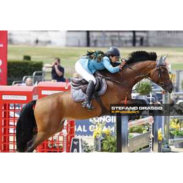 LGCT of London - Class 9 - Danielle Goldstein (ISR) on Caspar 213 - London, Royal Hospital Chelsea, 4 August 2018 - ph.Stefano Grasso/LGCT