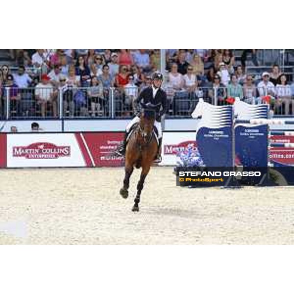 LGCT of London - Class 9 - Emil Hallundbaek (DEN) on Chalisco - London, Royal Hospital Chelsea, 4 August 2018 - ph.Stefano Grasso/LGCT