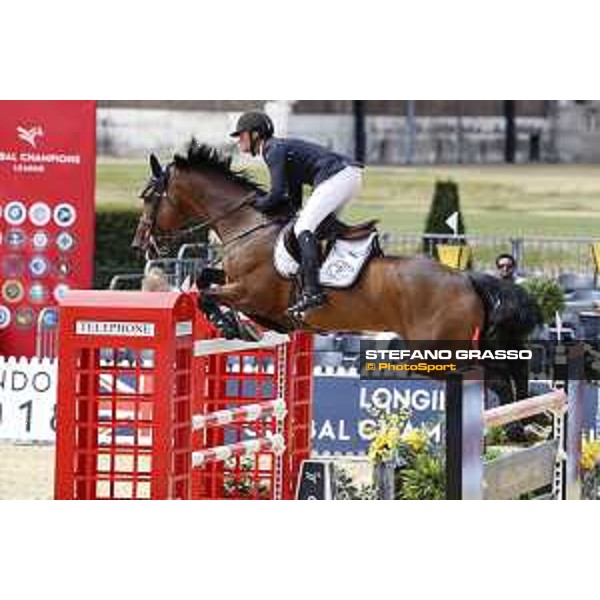 LGCT of London - Class 9 - Emil Hallundbaek (DEN) on Chalisco - London, Royal Hospital Chelsea, 4 August 2018 - ph.Stefano Grasso/LGCT