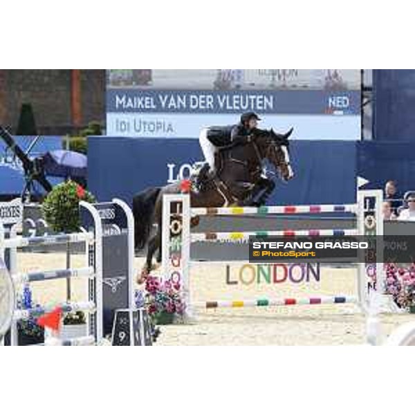 LGCT of London - Class 9 - Maikel Van Der Vleuten (NED) on Idi Utopia - London, Royal Hospital Chelsea, 4 August 2018 - ph.Stefano Grasso/LGCT