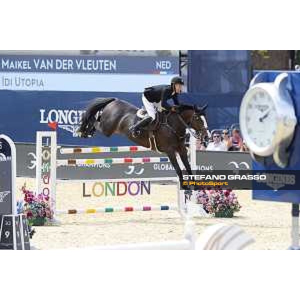 LGCT of London - Class 9 - Maikel Van Der Vleuten (NED) on Idi Utopia - London, Royal Hospital Chelsea, 4 August 2018 - ph.Stefano Grasso/LGCT