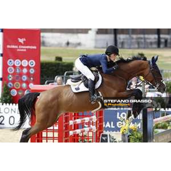 LGCT of London - Class 9 - Jessica Springsteen (USA) on RMF Swinny du Parc - London, Royal Hospital Chelsea, 4 August 2018 - ph.Stefano Grasso/LGCT