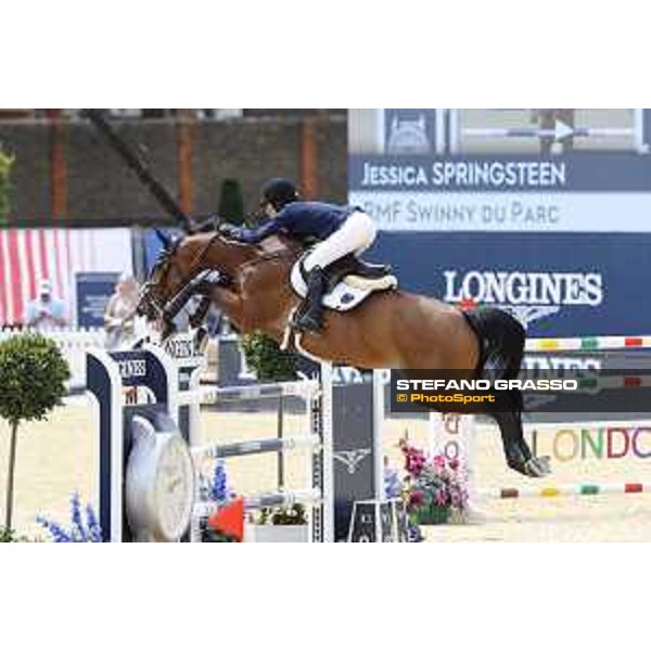 LGCT of London - Class 9 - Jessica Springsteen (USA) on RMF Swinny du Parc - London, Royal Hospital Chelsea, 4 August 2018 - ph.Stefano Grasso/LGCT