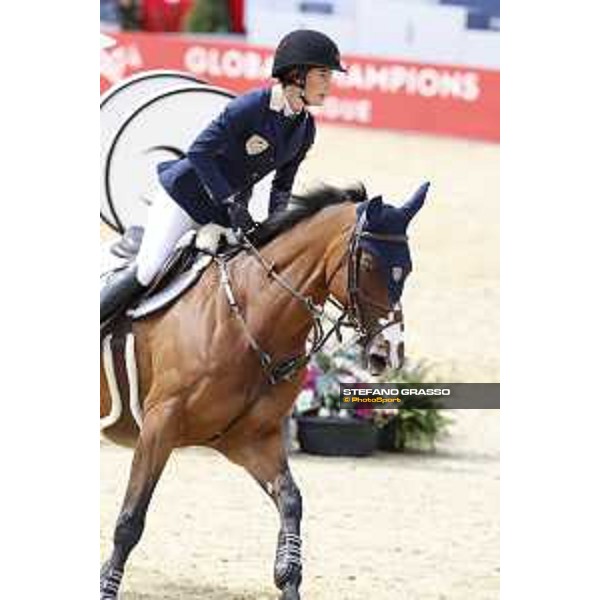 LGCT of London - Class 9 - Jessica Springsteen (USA) on RMF Swinny du Parc - London, Royal Hospital Chelsea, 4 August 2018 - ph.Stefano Grasso/LGCT