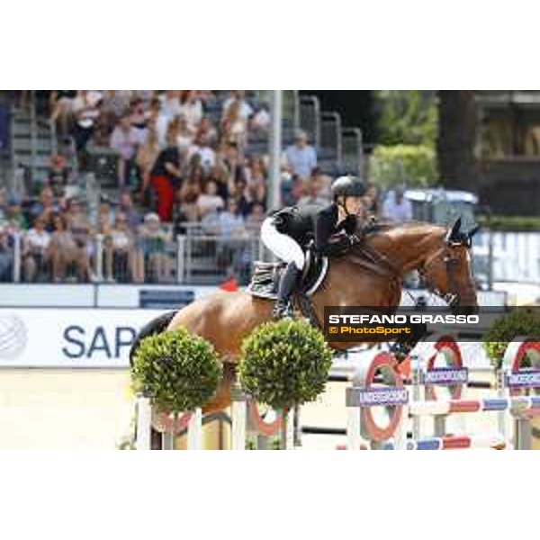 LGCT of London - Class 9 - Emily Moffitt (GBR) on Tipsy du Terral - London, Royal Hospital Chelsea, 4 August 2018 - ph.Stefano Grasso/LGCT