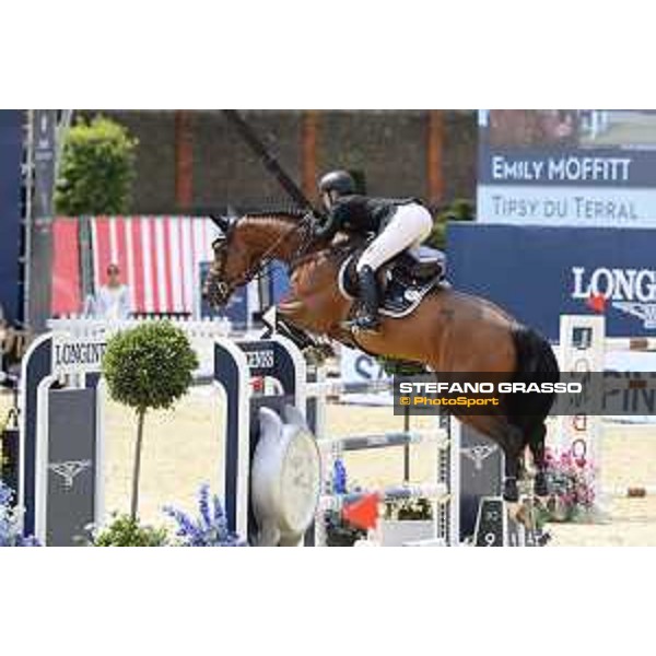 LGCT of London - Class 9 - Emily Moffitt (GBR) on Tipsy du Terral - London, Royal Hospital Chelsea, 4 August 2018 - ph.Stefano Grasso/LGCT