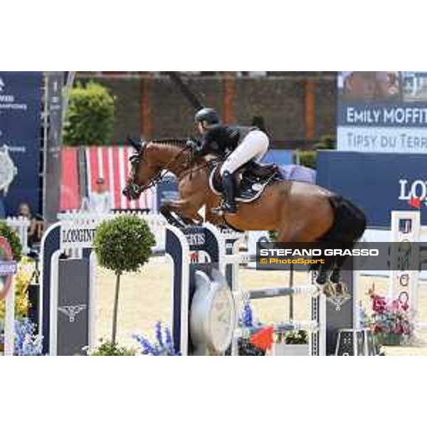 LGCT of London - Class 9 - Emily Moffitt (GBR) on Tipsy du Terral - London, Royal Hospital Chelsea, 4 August 2018 - ph.Stefano Grasso/LGCT