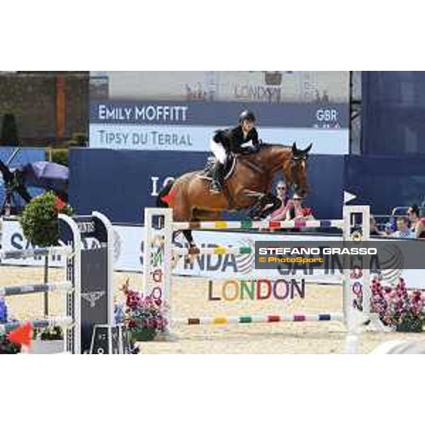 LGCT of London - Class 9 - Emily Moffitt (GBR) on Tipsy du Terral - London, Royal Hospital Chelsea, 4 August 2018 - ph.Stefano Grasso/LGCT