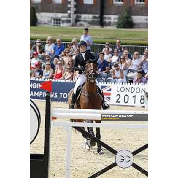 LGCT of London - Class 9 - Emily Moffitt (GBR) on Tipsy du Terral - London, Royal Hospital Chelsea, 4 August 2018 - ph.Stefano Grasso/LGCT