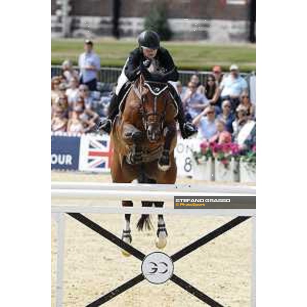 LGCT of London - Class 9 - Emily Moffitt (GBR) on Tipsy du Terral - London, Royal Hospital Chelsea, 4 August 2018 - ph.Stefano Grasso/LGCT
