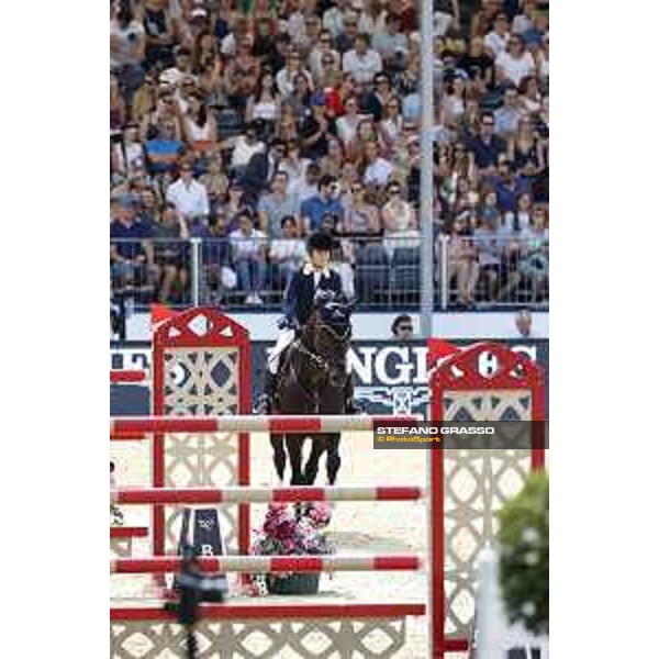 LGCT of London - Class 9 - Edwina Tops-Alexander (AUS) on Cinsey - London, Royal Hospital Chelsea, 4 August 2018 - ph.Stefano Grasso/LGCT