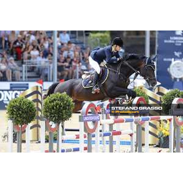 LGCT of London - Class 9 - Edwina Tops-Alexander (AUS) on Cinsey - London, Royal Hospital Chelsea, 4 August 2018 - ph.Stefano Grasso/LGCT