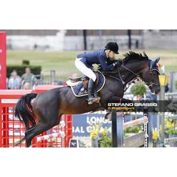 LGCT of London - Class 9 - Edwina Tops-Alexander (AUS) on Cinsey - London, Royal Hospital Chelsea, 4 August 2018 - ph.Stefano Grasso/LGCT