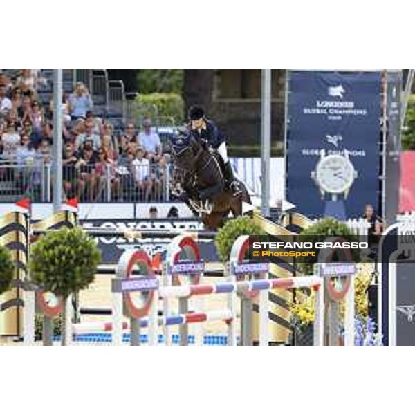LGCT of London - Class 9 - Edwina Tops-Alexander (AUS) on Cinsey - London, Royal Hospital Chelsea, 4 August 2018 - ph.Stefano Grasso/LGCT