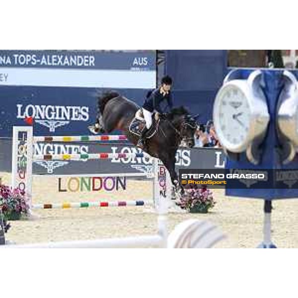 LGCT of London - Class 9 - Edwina Tops-Alexander (AUS) on Cinsey - London, Royal Hospital Chelsea, 4 August 2018 - ph.Stefano Grasso/LGCT