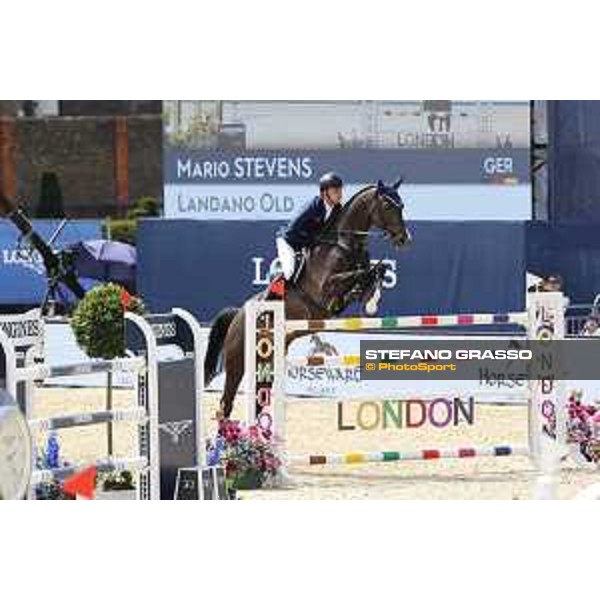 LGCT of London - Class 9 - Mario Stevens (GER) on Lantano OLD - London, Royal Hospital Chelsea, 4 August 2018 - ph.Stefano Grasso/LGCT
