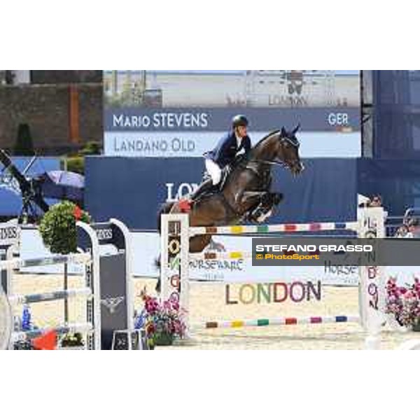 LGCT of London - Class 9 - Mario Stevens (GER) on Lantano OLD - London, Royal Hospital Chelsea, 4 August 2018 - ph.Stefano Grasso/LGCT