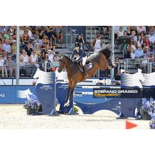 LGCT of London - Class 9 - Alexandra Thornton (GBR) on HHS Figero - London, Royal Hospital Chelsea, 4 August 2018 - ph.Stefano Grasso/LGCT