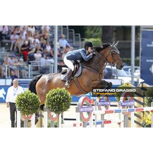 LGCT of London - Class 9 - Alexandra Thornton (GBR) on HHS Figero - London, Royal Hospital Chelsea, 4 August 2018 - ph.Stefano Grasso/LGCT