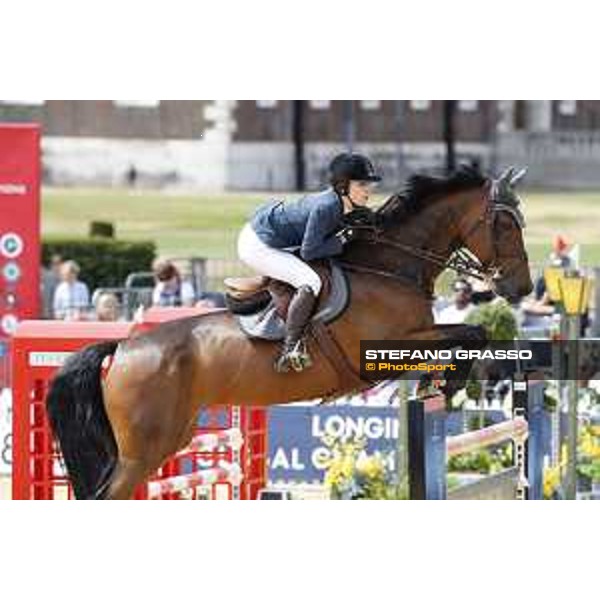 LGCT of London - Class 9 - Alexandra Thornton (GBR) on HHS Figero - London, Royal Hospital Chelsea, 4 August 2018 - ph.Stefano Grasso/LGCT