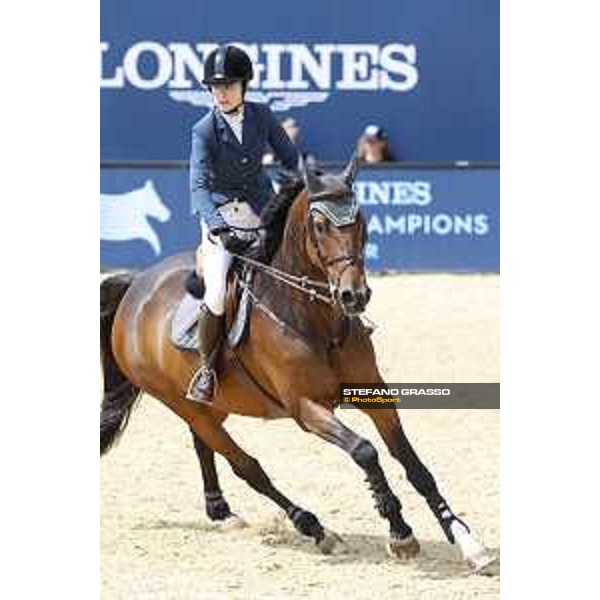 LGCT of London - Class 9 - Alexandra Thornton (GBR) on HHS Figero - London, Royal Hospital Chelsea, 4 August 2018 - ph.Stefano Grasso/LGCT