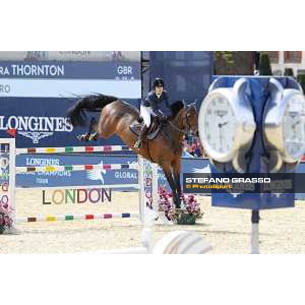 LGCT of London - Class 9 - Alexandra Thornton (GBR) on HHS Figero - London, Royal Hospital Chelsea, 4 August 2018 - ph.Stefano Grasso/LGCT