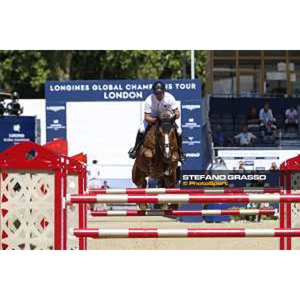 LGCT of London - Class 1 - Guy Williams (GBR) on Un Soir d\'Amour - London, Royal Hospital Chelsea, 5 August 2018 - ph.Mario Grassia/LGCT