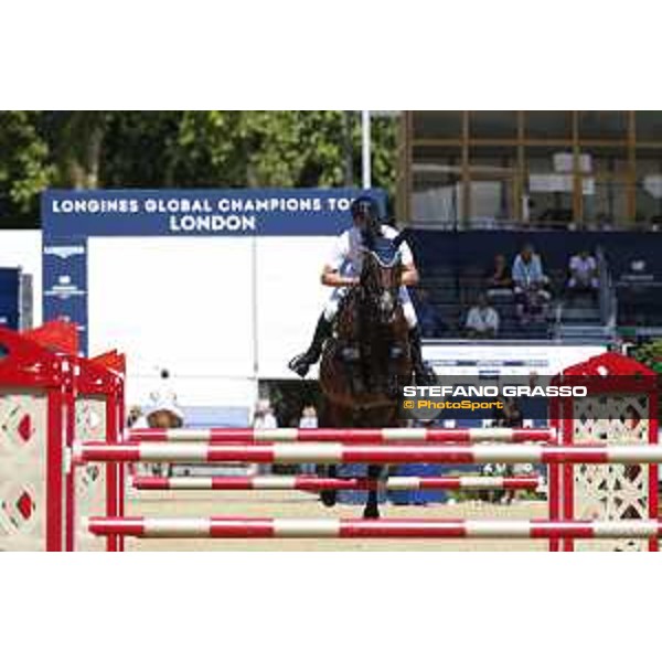 LGCT of London - Class 1 - Mario Stevens (GER) on Credo - London, Royal Hospital Chelsea, 5 August 2018 - ph.Mario Grassia/LGCT