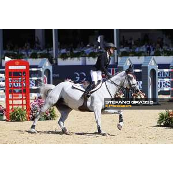 LGCT of London - Class 1 - Georgina Bloomberg (USA) on Paola 233 - London, Royal Hospital Chelsea, 5 August 2018 - ph.Mario Grassia/LGCT