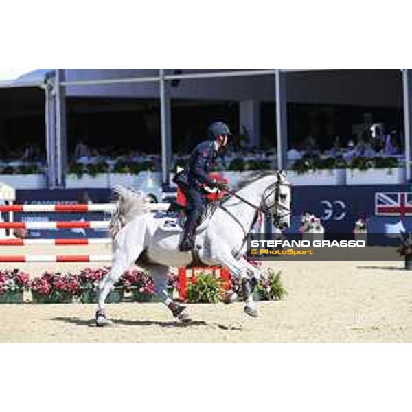 LGCT of London - Class 1 - Lorenzo de Luca (ITA) on Cynar VA - London, Royal Hospital Chelsea, 5 August 2018 - ph.Mario Grassia/LGCT