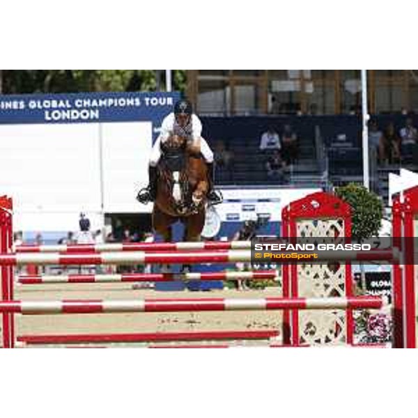 LGCT of London - Class 1 - William Whitaker on Ilusionata van\'T Meulenhof - London, Royal Hospital Chelsea, 5 August 2018 - ph.Mario Grassia/LGCT