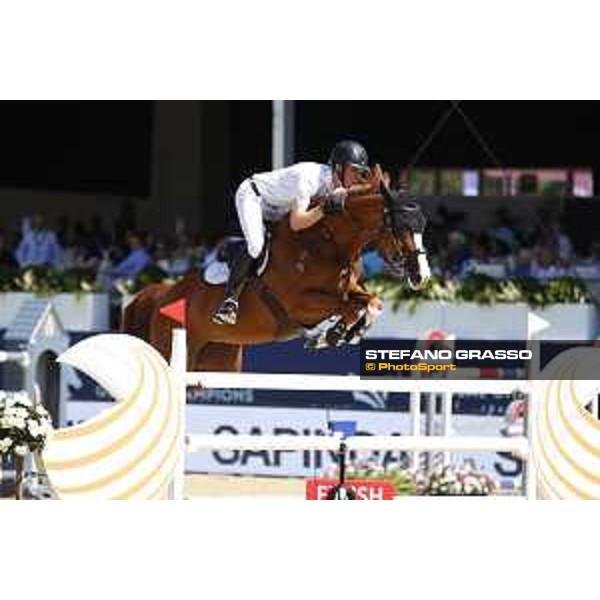 LGCT of London - Class 1 - William Whitaker on Ilusionata van\'T Meulenhof - London, Royal Hospital Chelsea, 5 August 2018 - ph.Mario Grassia/LGCT
