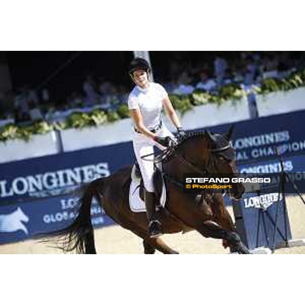 LGCT of London - Class 1 - Athina Onassis (GRE) on Vannan - London, Royal Hospital Chelsea, 5 August 2018 - ph.Mario Grassia/LGCT