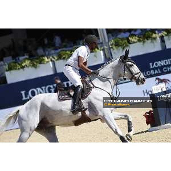 LGCT of London - Class 1 - Bassem Hassan Mohammed (QAT) on Argelith Squid - London, Royal Hospital Chelsea, 5 August 2018 - ph.Mario Grassia/LGCT
