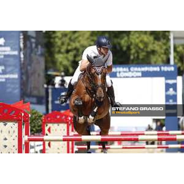 LGCT of London - Class 1 - Christian Rhomberg (AUT) on Redley Kerfontaine - London, Royal Hospital Chelsea, 5 August 2018 - ph.Mario Grassia/LGCT