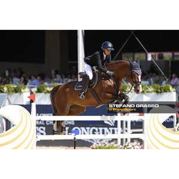 LGCT of London - Class 1 - Laura Klaphake (GER) on Camalita - London, Royal Hospital Chelsea, 5 August 2018 - ph.Mario Grassia/LGCT