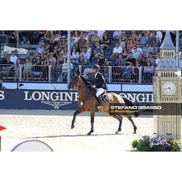 LGCT of London - Class 15 - Eduardo Alvarez Aznar (ESP) on Uqualin de Saulcy - London, Royal Hospital Chelsea, 5 August 2018 - ph.Stefano Grasso/LGCT