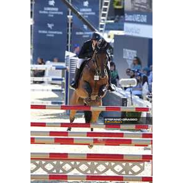 LGCT of London - Class 15 - Eduardo Alvarez Aznar (ESP) on Uqualin de Saulcy - London, Royal Hospital Chelsea, 5 August 2018 - ph.Stefano Grasso/LGCT