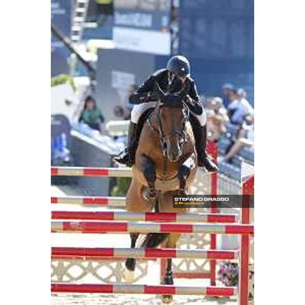 LGCT of London - Class 15 - Eduardo Alvarez Aznar (ESP) on Uqualin de Saulcy - London, Royal Hospital Chelsea, 5 August 2018 - ph.Stefano Grasso/LGCT