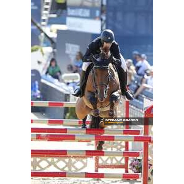 LGCT of London - Class 15 - Eduardo Alvarez Aznar (ESP) on Uqualin de Saulcy - London, Royal Hospital Chelsea, 5 August 2018 - ph.Stefano Grasso/LGCT