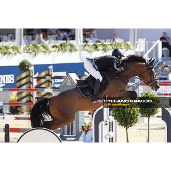 LGCT of London - Class 15 - Eduardo Alvarez Aznar (ESP) on Uqualin de Saulcy - London, Royal Hospital Chelsea, 5 August 2018 - ph.Stefano Grasso/LGCT