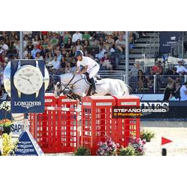 LGCT of London - Class 15 - Christian Ahlmann (GER) on Caribis Z - London, Royal Hospital Chelsea, 5 August 2018 - ph.Stefano Grasso/LGCT