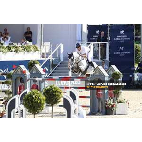 LGCT of London - Class 15 - Christian Ahlmann (GER) on Caribis Z - London, Royal Hospital Chelsea, 5 August 2018 - ph.Stefano Grasso/LGCT