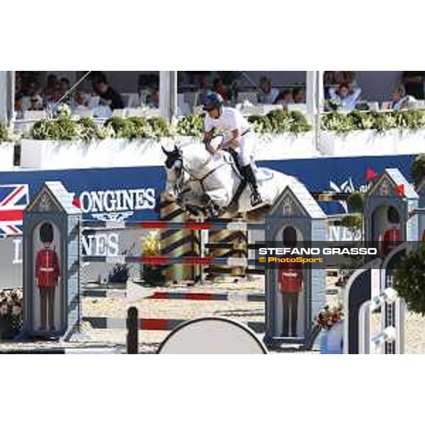 LGCT of London - Class 15 - Christian Ahlmann (GER) on Caribis Z - London, Royal Hospital Chelsea, 5 August 2018 - ph.Stefano Grasso/LGCT