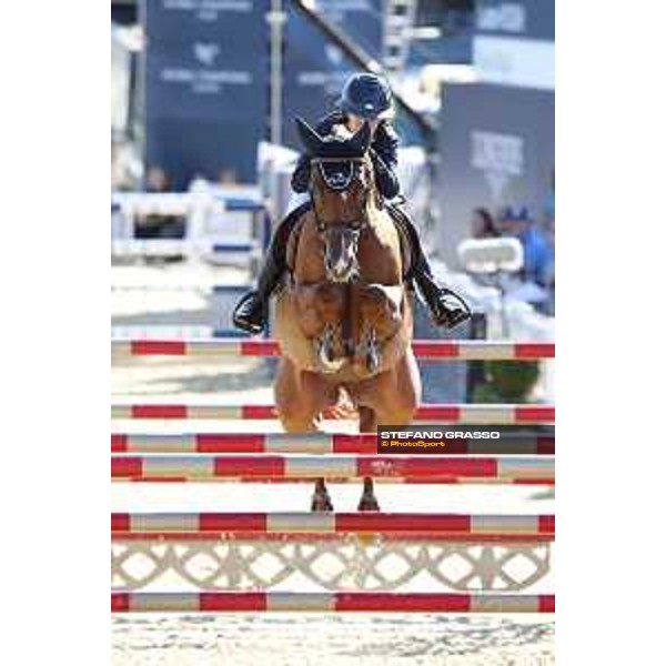 LGCT of London - Class 15 - Lauren Hough (USA) on Papa Roach - London, Royal Hospital Chelsea, 5 August 2018 - ph.Stefano Grasso/LGCT