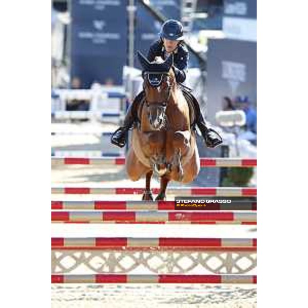 LGCT of London - Class 15 - Lauren Hough (USA) on Papa Roach - London, Royal Hospital Chelsea, 5 August 2018 - ph.Stefano Grasso/LGCT