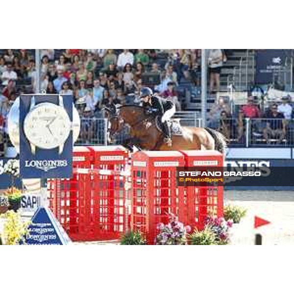 LGCT of London - Class 15 - Laura Klaphake (GER) on Camalita - London, Royal Hospital Chelsea, 5 August 2018 - ph.Stefano Grasso/LGCT