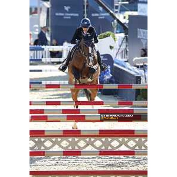 LGCT of London - Class 15 - Laura Klaphake (GER) on Camalita - London, Royal Hospital Chelsea, 5 August 2018 - ph.Stefano Grasso/LGCT